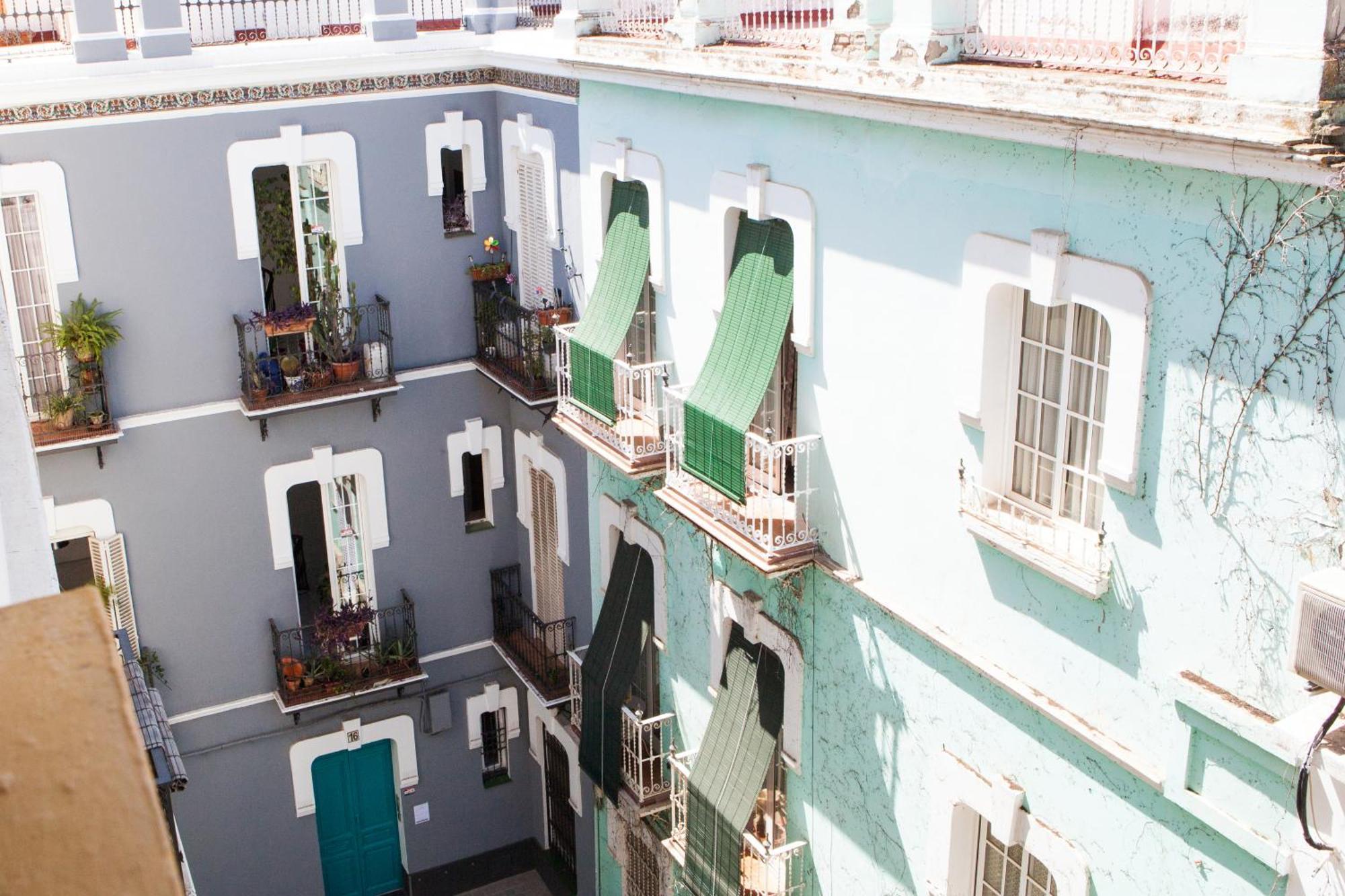 Zona Alameda De Hercules Silencioso Sevilla Exteriör bild